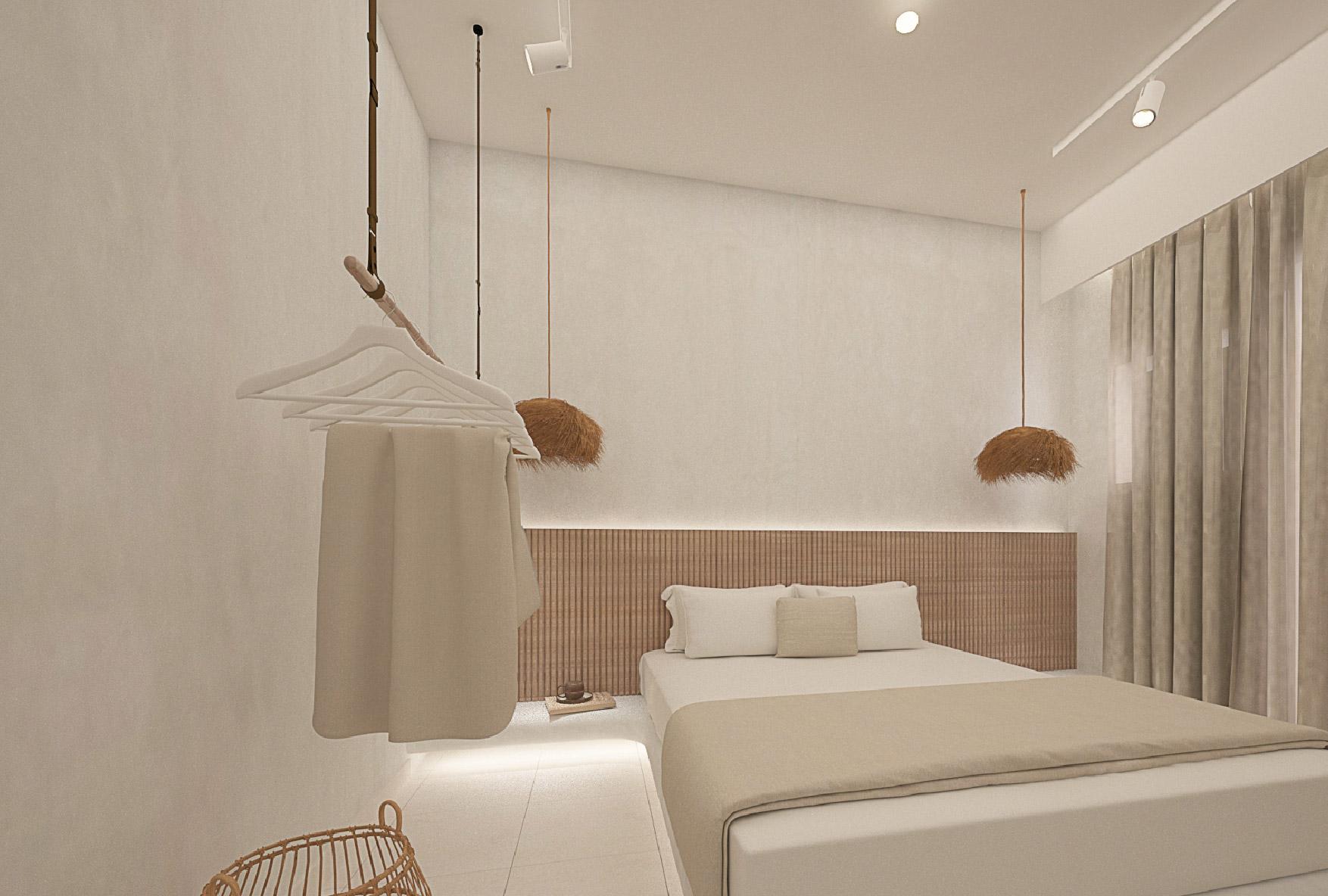 Aelia Luxury Suites Karterados  Exterior foto A bedroom at the hotel