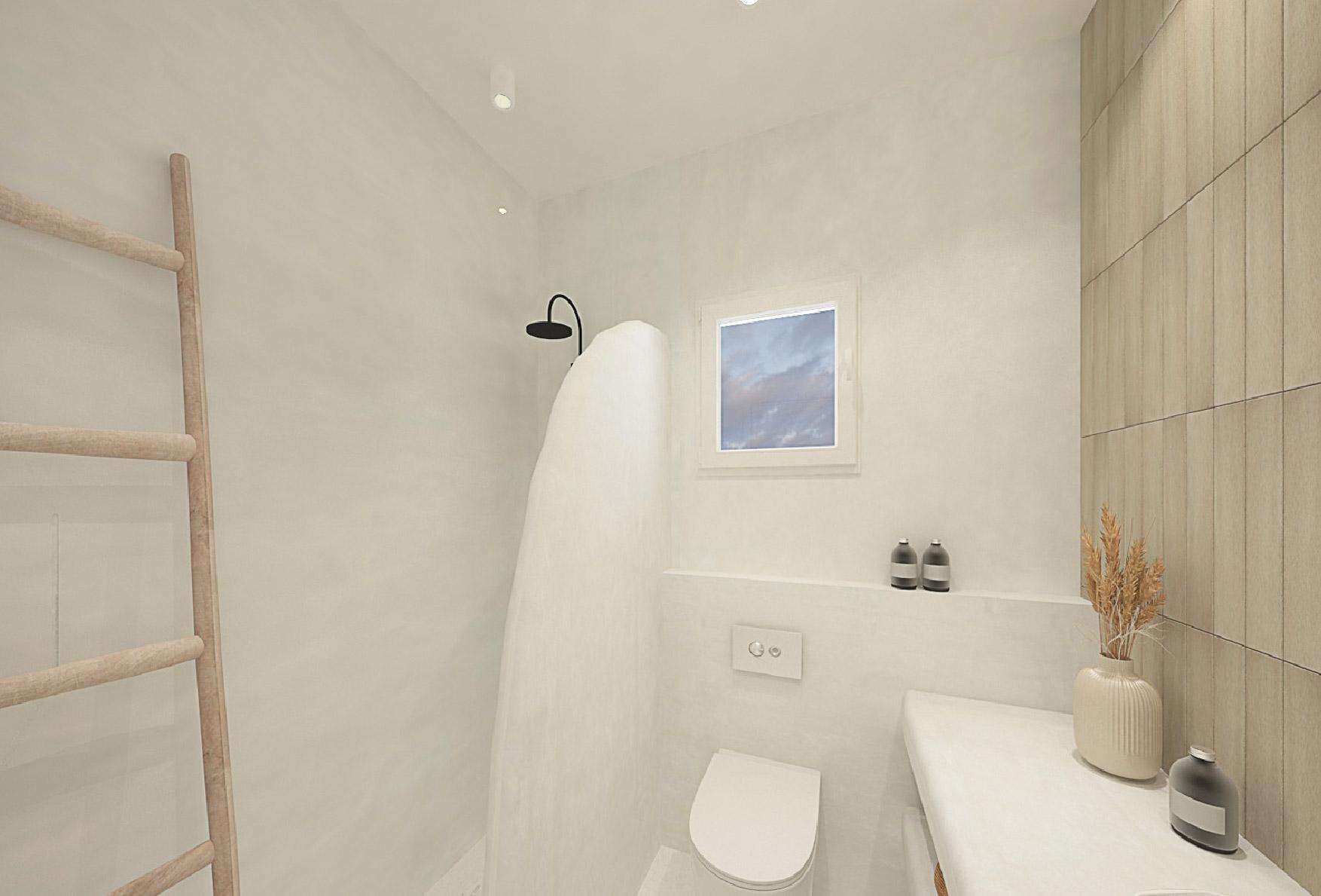 Aelia Luxury Suites Karterados  Exterior foto Bathroom