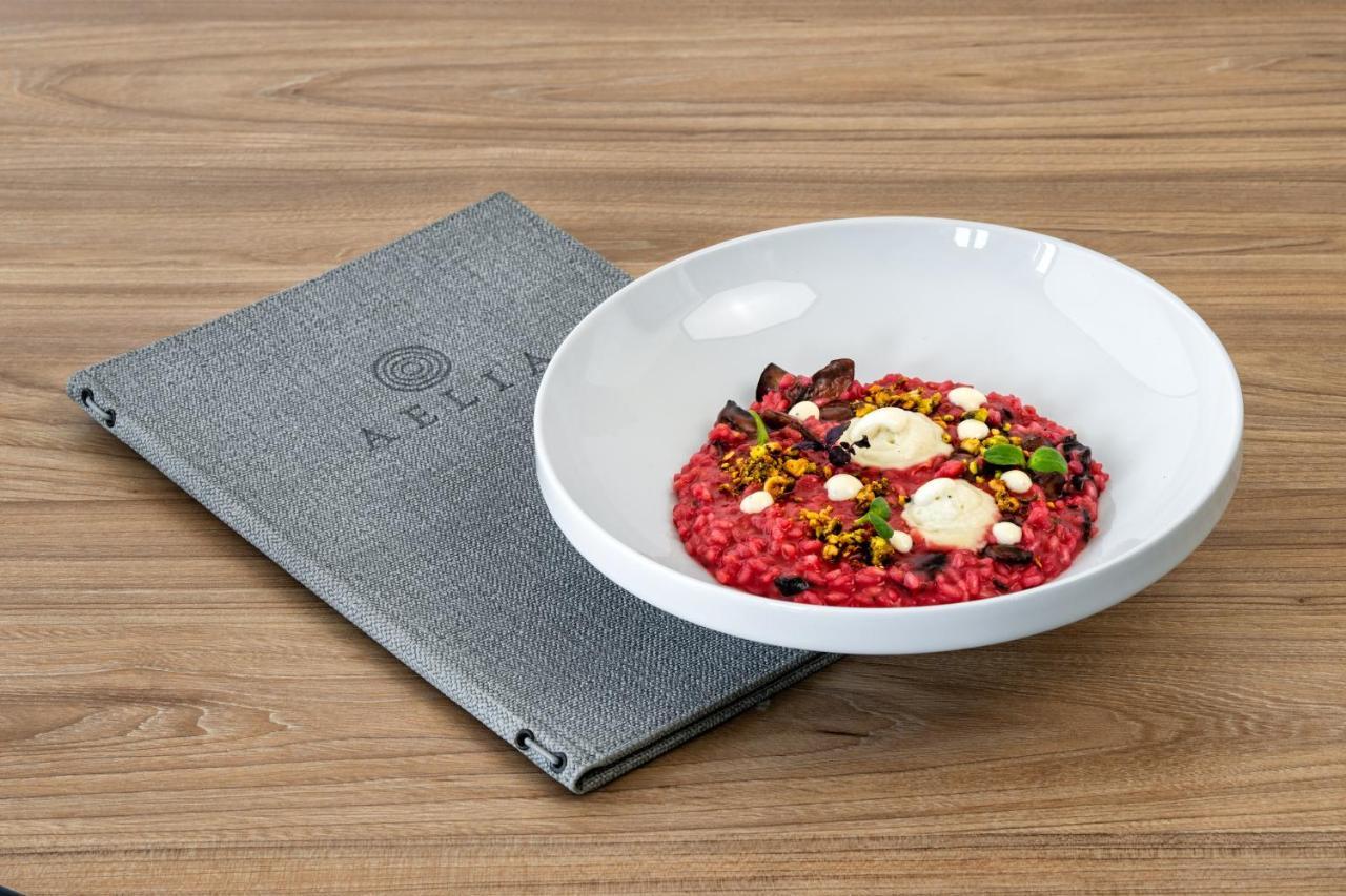 Aelia Luxury Suites Karterados  Exterior foto A risotto prepared at the restaurant