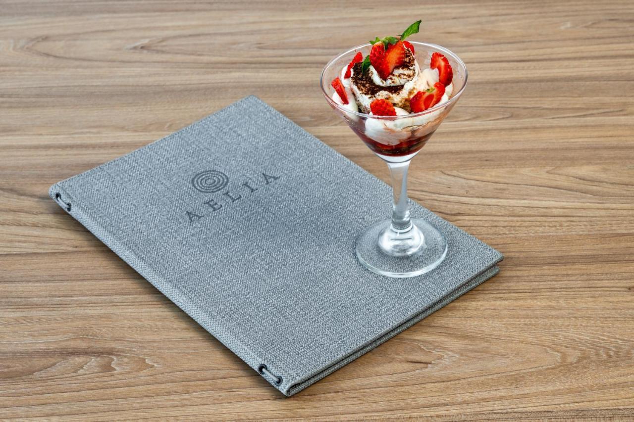 Aelia Luxury Suites Karterados  Exterior foto Menu